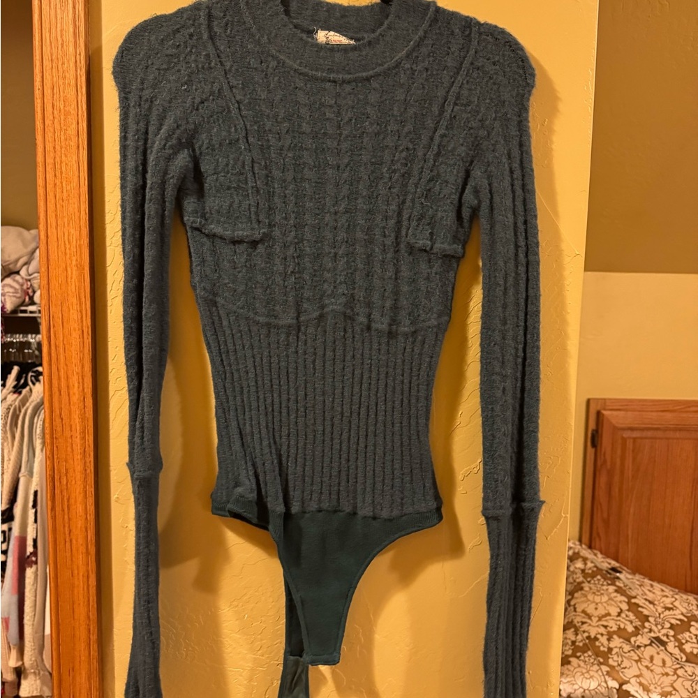 Free People sweater bodysuit size xs